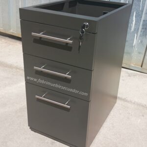 CAJONERA METÁLICA 3 GAVETAS - CJM3. 901